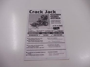 Nikko Crack Jack Manual 1/16